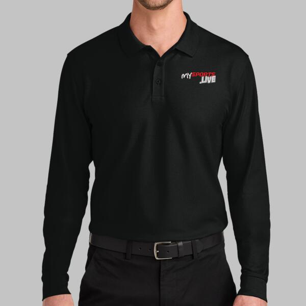 Wearever Signature Pique Long Sleeve Polo Thumbnail
